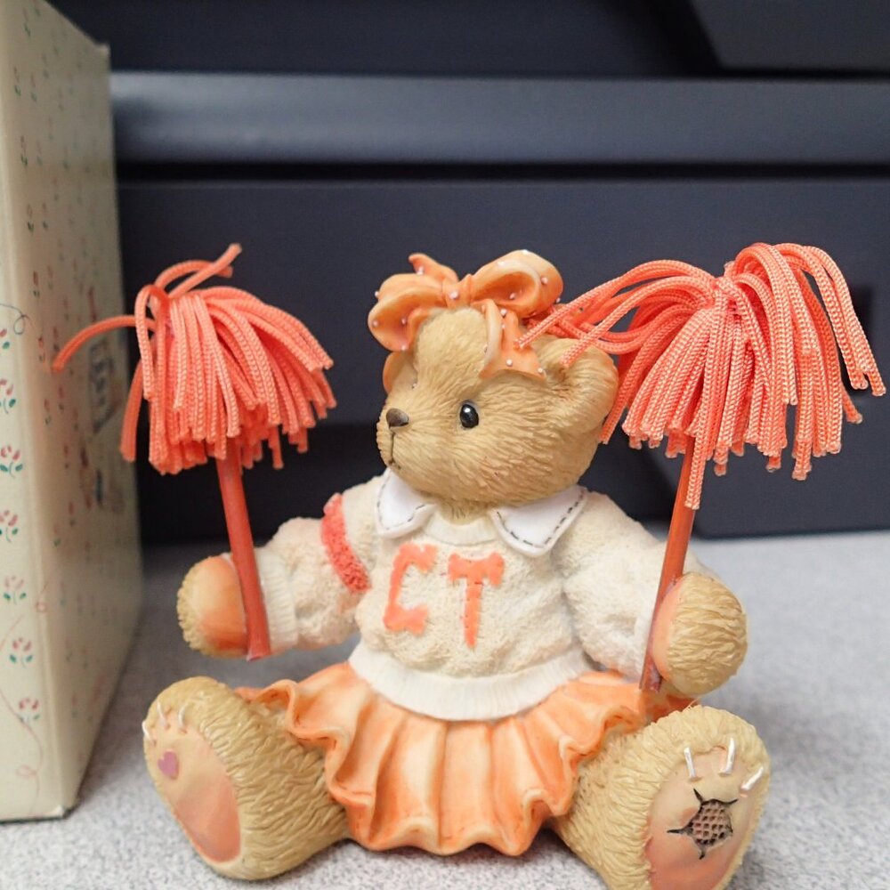 Debbie "Let's Hear It For Friendship" Girl Dressed As Cheerleader Figurine